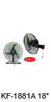 KF-1881A 18” (45cm) Ventilador Industrial Dos En Uno