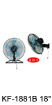 KF-1881A 18” (45cm) Ventilador Industrial Dos En Uno