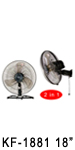 KF-1881A 18” (45cm) Ventilador Industrial Dos En Uno