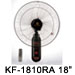 KF-1810L 18” Ventilador De Pared Con Luz (Ventilador Industrial)