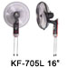 KF-705W 16” Ventilador De Pared