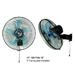 KF-1881WA 18” (45cm) Ventilador De Pared Industrial