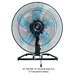 KF-1881DBN 18” (45cm) Ventilador De Escritorio Industrial