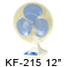 KF-215 12” Ventilador De Escritorio Mesa