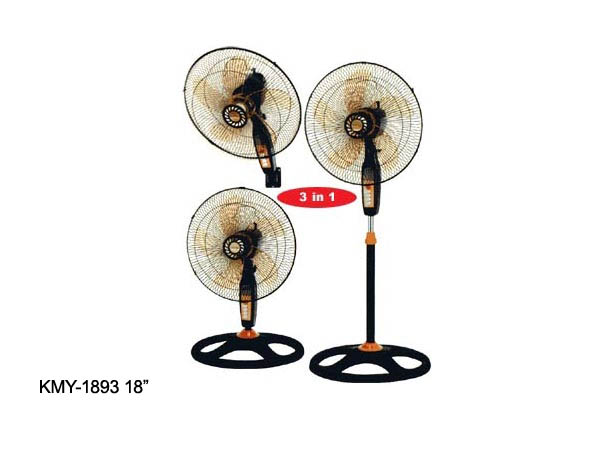 KMY-1893 18” Ventilador Industrial Tres En Uno